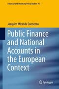 Miranda Sarmento |  Public Finance and National Accounts in the European Context | Buch |  Sack Fachmedien