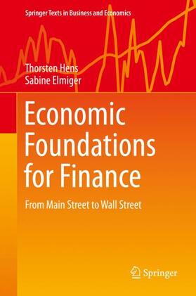 Elmiger / Hens | Economic Foundations for Finance | Buch | 978-3-030-05425-0 | sack.de
