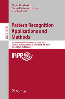 De Marsico / di Baja / Fred | Pattern Recognition Applications and Methods | E-Book | www.sack.de