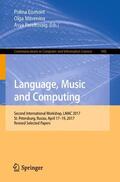 Eismont / Pereltsvaig / Mitrenina |  Language, Music and Computing | Buch |  Sack Fachmedien