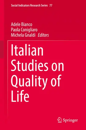 Bianco / Conigliaro / Gnaldi |  Italian Studies on Quality of Life | eBook | Sack Fachmedien