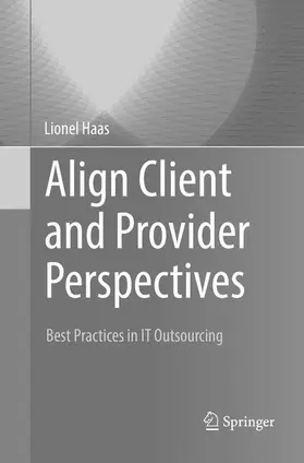 Haas |  Align Client and Provider Perspectives | Buch |  Sack Fachmedien