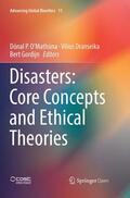O’Mathúna / Gordijn / Dranseika |  Disasters: Core Concepts and Ethical Theories | Buch |  Sack Fachmedien