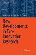 Reif / Horbach |  New Developments in Eco-Innovation Research | Buch |  Sack Fachmedien