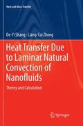 Zhong / Shang |  Heat Transfer Due to Laminar Natural Convection of Nanofluids | Buch |  Sack Fachmedien
