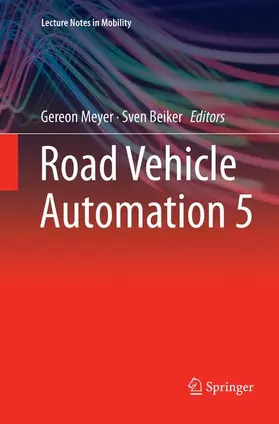 Beiker / Meyer |  Road Vehicle Automation 5 | Buch |  Sack Fachmedien