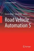 Beiker / Meyer |  Road Vehicle Automation 5 | Buch |  Sack Fachmedien