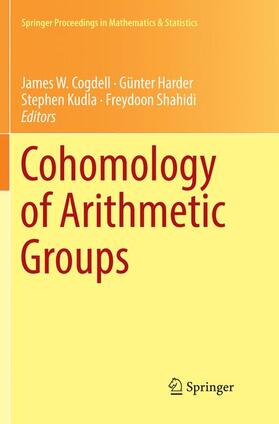 Cogdell / Shahidi / Harder |  Cohomology of Arithmetic Groups | Buch |  Sack Fachmedien