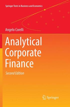 Corelli | Analytical Corporate Finance | Buch | 978-3-030-07092-2 | sack.de