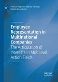 Haipeter / Hertwig / Rosenbohm |  Employee Representation in Multinational Companies | Buch |  Sack Fachmedien