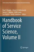 Maglio / Kieliszewski / Sawatani |  Handbook of Service Science, Volume II | Buch |  Sack Fachmedien