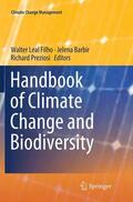 Leal Filho / Preziosi / Barbir |  Handbook of Climate Change and Biodiversity | Buch |  Sack Fachmedien