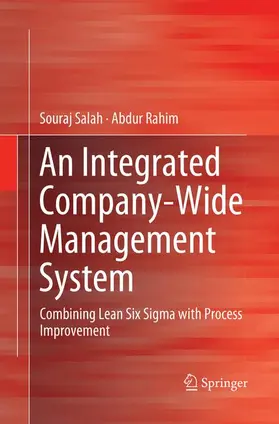 Rahim / Salah |  An Integrated Company-Wide Management System | Buch |  Sack Fachmedien