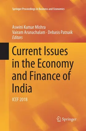 Mishra / Patnaik / Arunachalam |  Current Issues in the Economy and Finance of India | Buch |  Sack Fachmedien