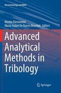 De Barros Bouchet / Dienwiebel |  Advanced Analytical Methods in Tribology | Buch |  Sack Fachmedien