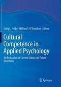 O'Donohue / Frisby |  Cultural Competence in Applied Psychology | Buch |  Sack Fachmedien