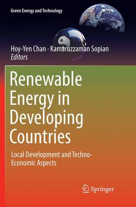 Sopian / Chan | Renewable Energy in Developing Countries | Buch | 978-3-030-07864-5 | sack.de