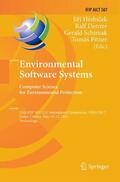 Hrebícek / Hrebícek / Pitner |  Environmental Software Systems. Computer Science for Environmental Protection | Buch |  Sack Fachmedien