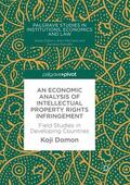 Domon |  An Economic Analysis of Intellectual Property Rights Infringement | Buch |  Sack Fachmedien