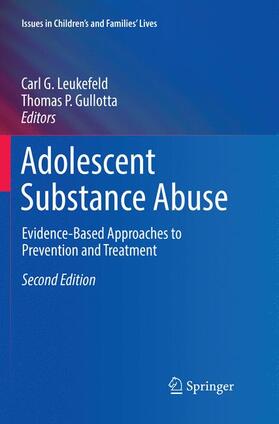 Gullotta / Leukefeld |  Adolescent Substance Abuse | Buch |  Sack Fachmedien