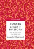 Alvanoudi |  Modern Greek in Diaspora | Buch |  Sack Fachmedien