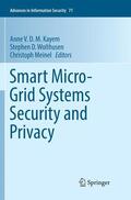 Kayem / Meinel / Wolthusen |  Smart Micro-Grid Systems Security and Privacy | Buch |  Sack Fachmedien