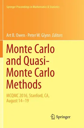 Glynn / Owen |  Monte Carlo and Quasi-Monte Carlo Methods | Buch |  Sack Fachmedien