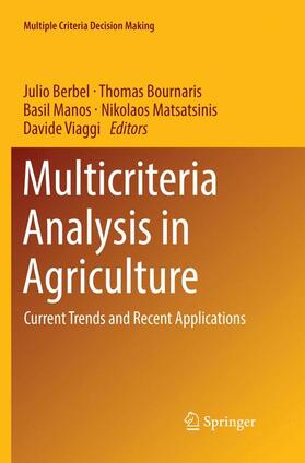 Berbel / Bournaris / Viaggi |  Multicriteria Analysis in Agriculture | Buch |  Sack Fachmedien