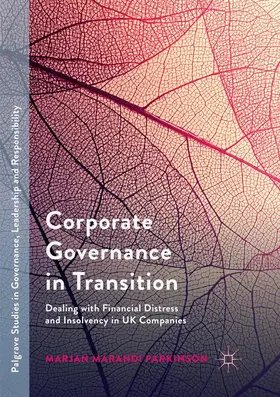 Parkinson |  Corporate Governance in Transition | Buch |  Sack Fachmedien