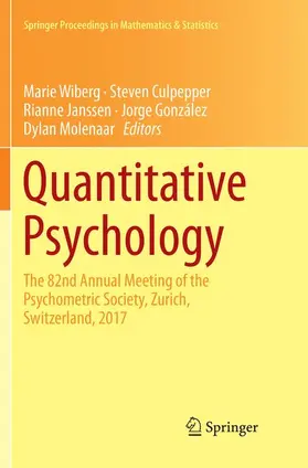 Wiberg / Culpepper / Molenaar | Quantitative Psychology | Buch | 978-3-030-08410-3 | sack.de