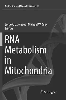 Cruz-Reyes / Gray | RNA Metabolism in Mitochondria | Buch | 978-3-030-08637-4 | www.sack.de