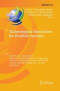 Camarinha-Matos / Julashokri / Adu-Kankam |  Technological Innovation for Resilient Systems | Buch |  Sack Fachmedien