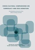 Mitra / Patel / Schicktanz |  Cross-Cultural Comparisons on Surrogacy and Egg Donation | Buch |  Sack Fachmedien