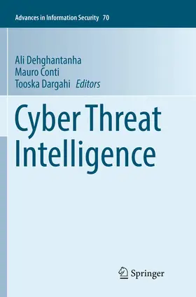 Dehghantanha / Dargahi / Conti |  Cyber Threat Intelligence | Buch |  Sack Fachmedien