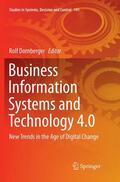 Dornberger |  Business Information Systems and Technology 4.0 | Buch |  Sack Fachmedien