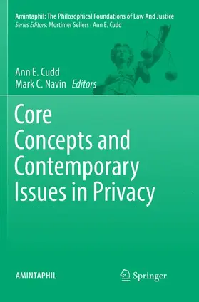 Navin / Cudd |  Core Concepts and Contemporary Issues in Privacy | Buch |  Sack Fachmedien
