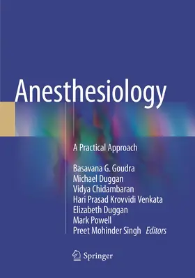 Goudra / Duggan / Chidambaran |  Anesthesiology | Buch |  Sack Fachmedien