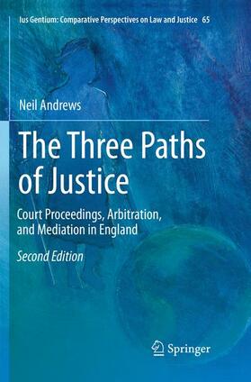 Andrews | The Three Paths of Justice | Buch | 978-3-030-09086-9 | sack.de