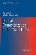 Ohlídal / Stenzel |  Optical Characterization of Thin Solid Films | Buch |  Sack Fachmedien