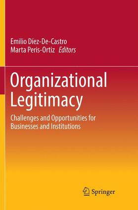 Peris-Ortiz / Díez-De-Castro | Organizational Legitimacy | Buch | 978-3-030-09372-3 | sack.de