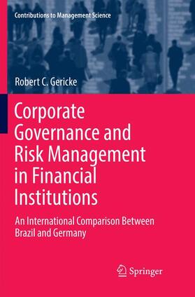 Gericke |  Corporate Governance and Risk Management in Financial Institutions | Buch |  Sack Fachmedien
