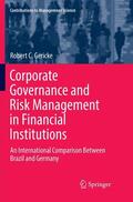 Gericke |  Corporate Governance and Risk Management in Financial Institutions | Buch |  Sack Fachmedien