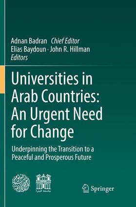 Baydoun / Hillman | Universities in Arab Countries: An Urgent Need for Change | Buch | 978-3-030-10317-0 | sack.de