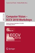 Roth / Leal-Taixé |  Computer Vision ¿ ECCV 2018 Workshops | Buch |  Sack Fachmedien