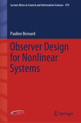 Bernard | Observer Design for Nonlinear Systems | Buch | sack.de