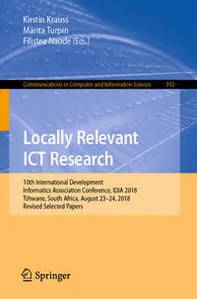 Krauss / Turpin / Naude |  Locally Relevant ICT Research | eBook | Sack Fachmedien