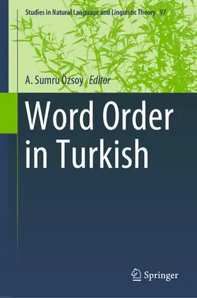 Özsoy |  Word Order in Turkish | eBook | Sack Fachmedien