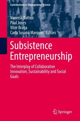 Ratten / Marques / Jones |  Subsistence Entrepreneurship | Buch |  Sack Fachmedien