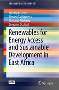 Hafner / Occhiali / Tagliapietra |  Renewables for Energy Access and Sustainable Development in East Africa | Buch |  Sack Fachmedien