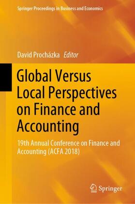 Procházka |  Global Versus Local Perspectives on Finance and Accounting | Buch |  Sack Fachmedien